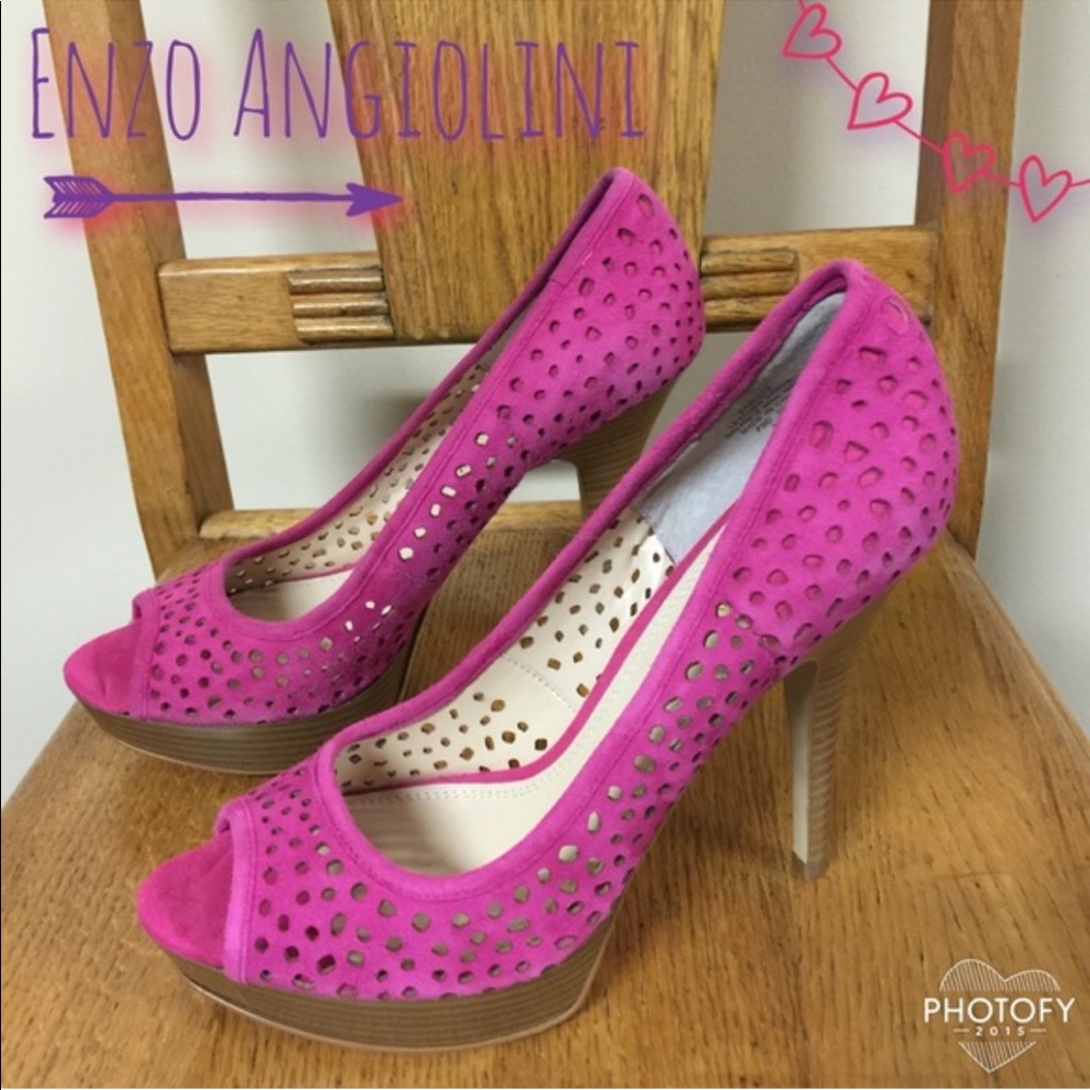 🎉HPx2🎉 New Size 7.5 Pink Enzo Angiolini High Heel Shoes